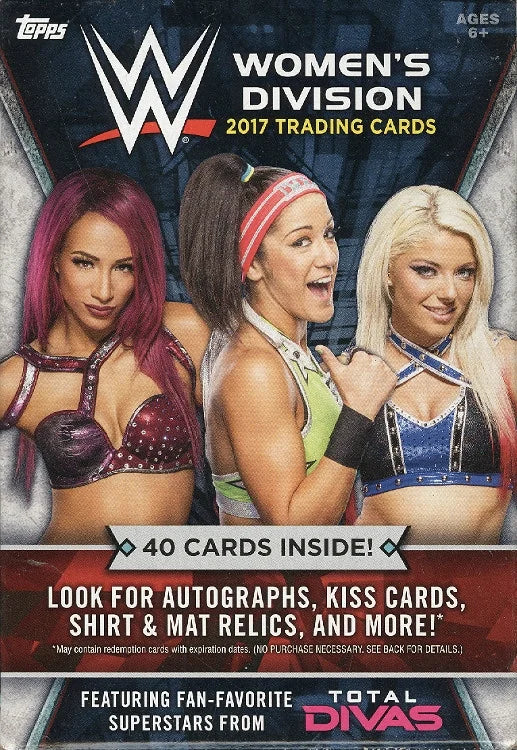 2017 Topps WWE Women's Division Hanger Pack Box