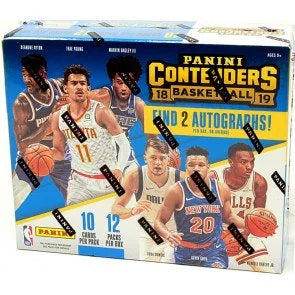 2018 19 Panini Contenders Basketball Hobby Case 12 Boxes (Ships Sealed Only)