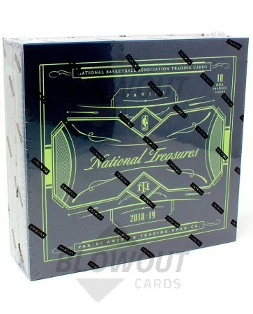 2018 19 Panini National Treasures Basketball Hobby 4 Box Case