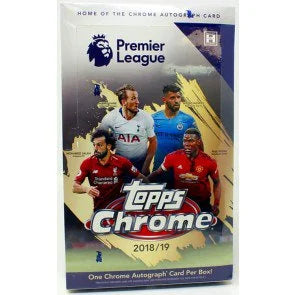 2018/19 Topps Chrome Premier League Soccer Hobby Box