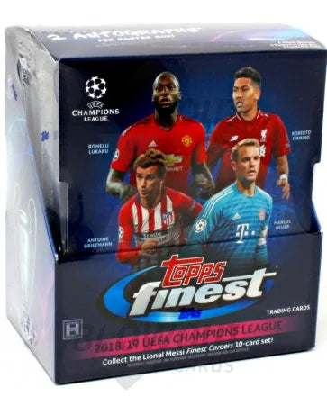 DRAFT - 2018-19 Topps Finest UEFA Champions League Soccer Hobby Case | 12 Box