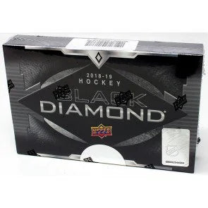 2018 19 Upper Deck Black Diamond Hockey Hobby Box (Ships Sealed Only)