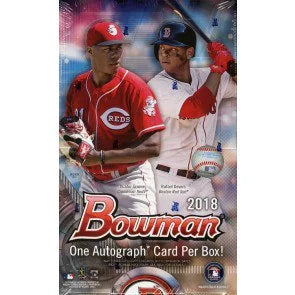 2018 Bowman Baseball Hobby Box (Ships Sealed Only)