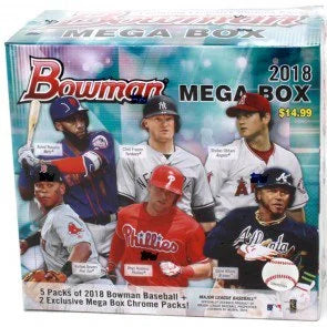 2018 Bowman Mega Box Baseball 10 Box Lot (Ships Sealed Only)