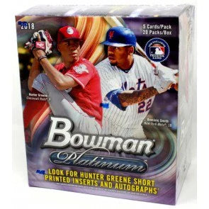 2018 Bowman Platinum Baseball Collector Box (Ships Sealed Only)