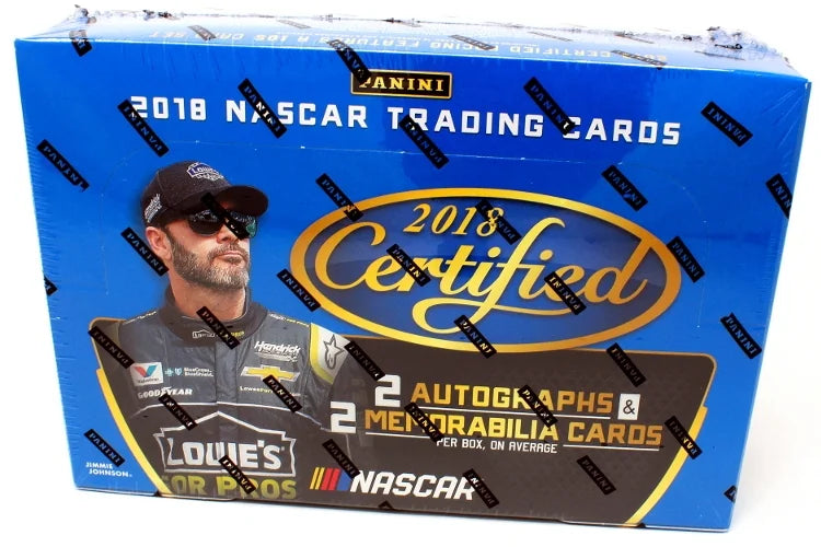 2018 Panini Certified Racing Hobby 12 Box Case