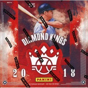 2018 Panini Donruss Diamond Kings Baseball Hobby Box (Ships Sealed Only)