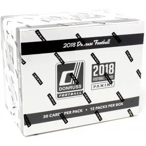 2018 Panini Donruss Football Fat Pack Case 20 Boxes 240 Packs (Ships Sealed Only)