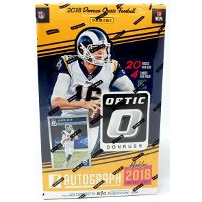2018 Panini Donruss Optic Football Hobby Box 20 Packs (Ships Sealed Only)