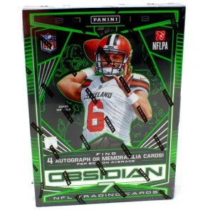 2018 Panini Obsidian Football Hobby Case 12 Boxes (Ships Sealed Only)