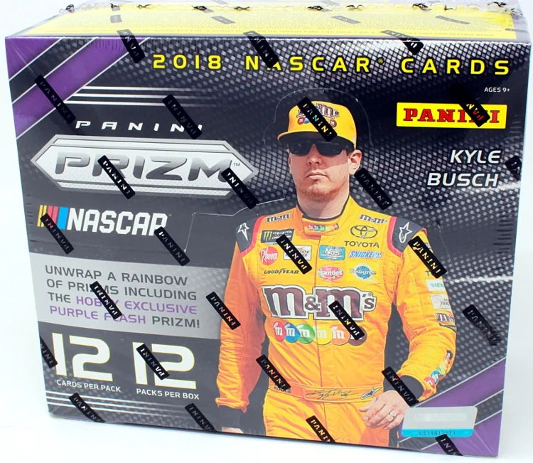 2018 Panini Prizm Racing Hobby 12 Box Case