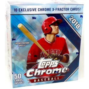 2018 Topps Chrome Baseball Monster Box (Ships Sealed Only)