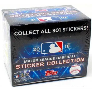 2018 Topps MLB Sticker Collection Baseball 16 Box Case (Ships Sealed Only)