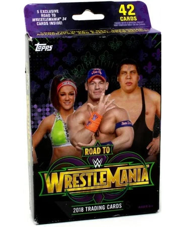 DRAFT - 2018 Topps WWE Road to WrestleMania Hanger Pack | 12-Box Lot