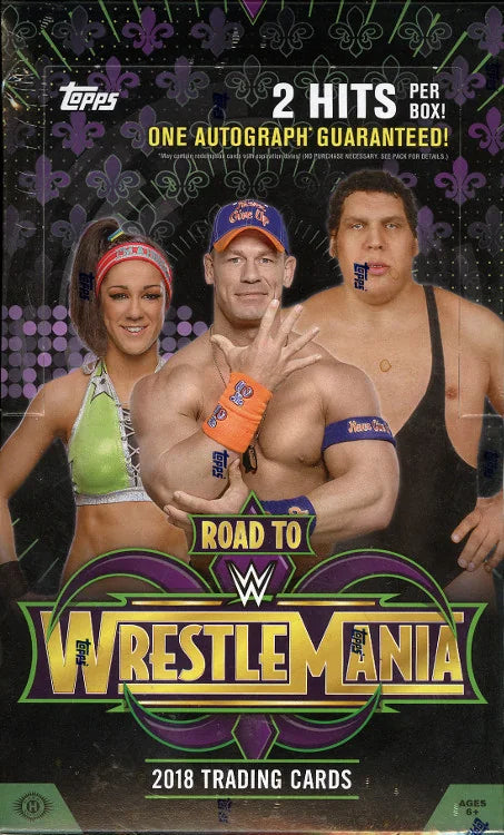 2018 Topps WWE Road To Wrestlemania Hobby Box