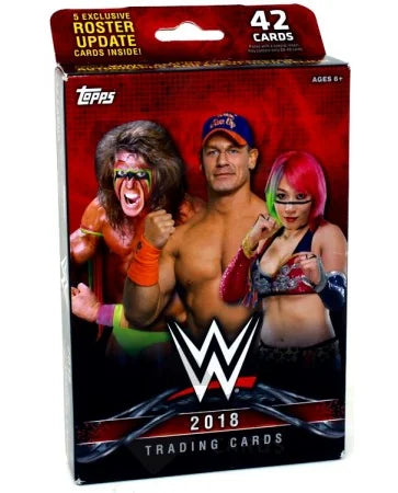 DRAFT - 2018 Topps WWE Wrestling Hanger Pack 12-Box Lot