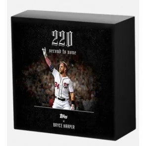 2018 Topps X Bryce Harper 220 Auto Relic Edition Baseball Box (Ships Sealed Only)