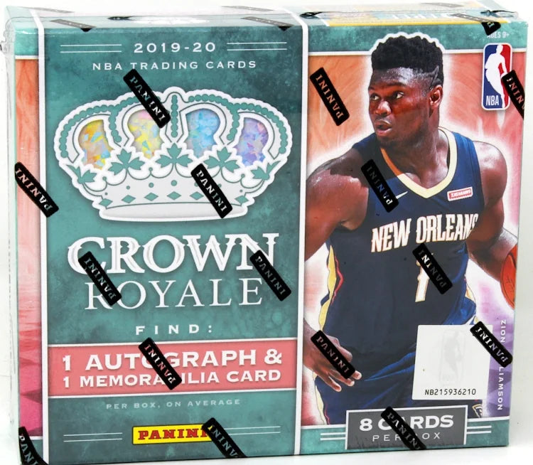 2019-20 Panini Crown Royale Basketball Hobby 16 Box Case