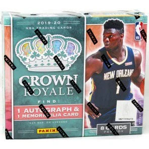 2019 20 Panini Crown Royale Basketball Hobby Box (Ships Sealed Only)
