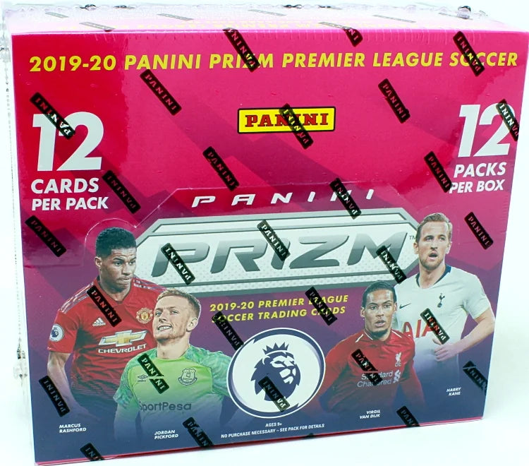 2019-20 Panini Prizm English Premier League Soccer Hobby 12 Box Case