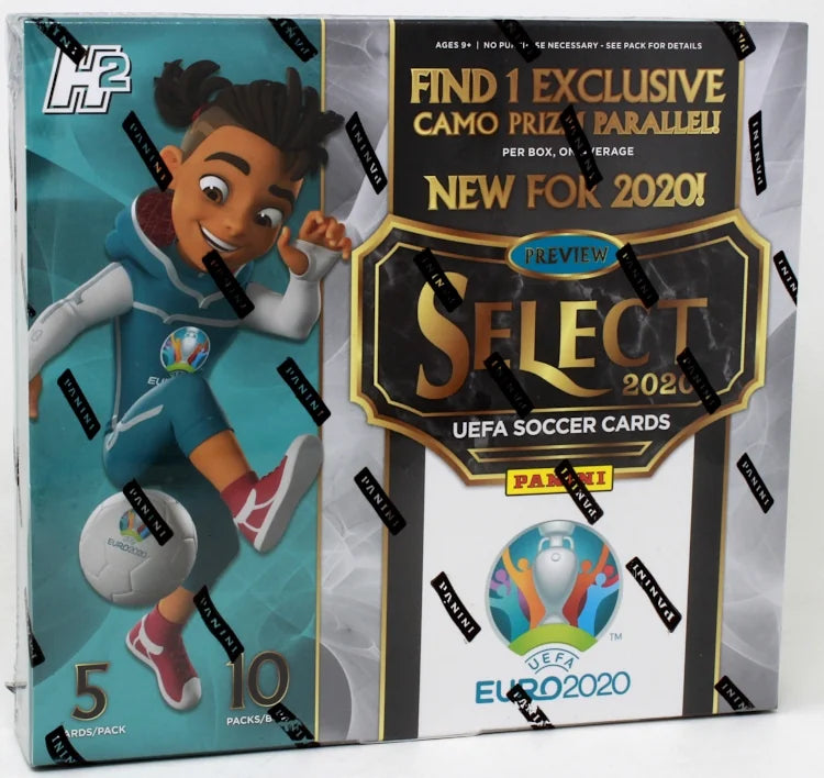 2019-20 Panini Select UEFA Euro Soccer Hobby Hybrid Box