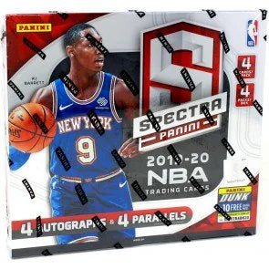 2019 20 Panini Spectra Basketball Hobby Box 4 Autographs (Ships Sealed Only)