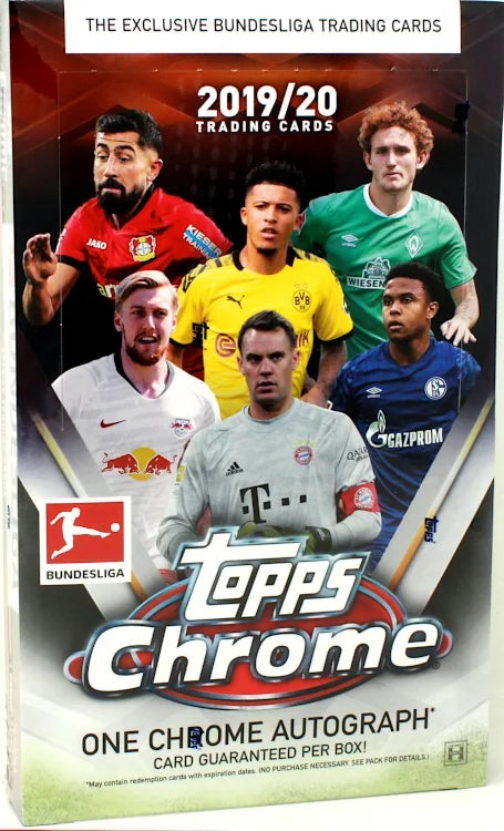 2019-20 Topps Chrome Bundesliga Soccer Hobby 12 Box Case