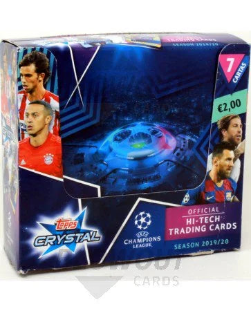 DRAFT - 2019-20 Topps Crystal UEFA Champions League Soccer Box | Spanish Edition