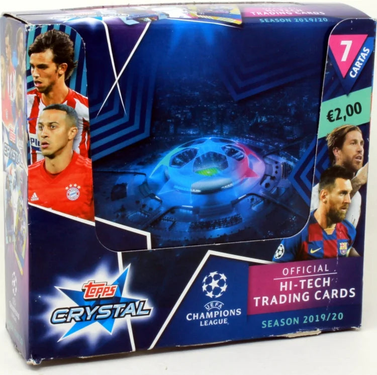 2019-20 Topps Crystal UEFA Champions League Soccer Spanish Edition Box