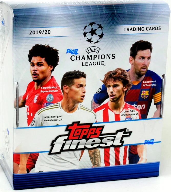 2019-20 Topps Finest UEFA Champions League Soccer Hobby Box