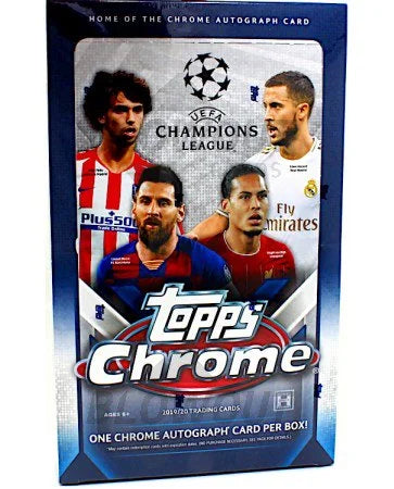 DRAFT - 2019-20 Topps UEFA Champions League Chrome Soccer Box | Hobby