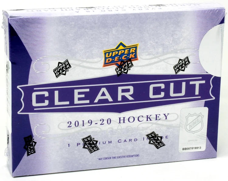 2019-20 Upper Deck Clear Cut Hockey Hobby 15 Box Case