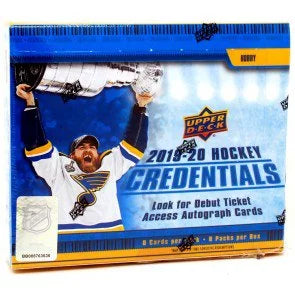 2019/20 Upper Deck Credentials Hockey Hobby 20 Box Case