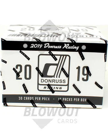 DRAFT - 2019 Panini Donruss Racing Fat Pack Box | 12 Packs