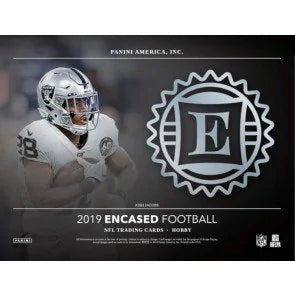 2019 Panini Encased Football Hobby Box Autographs Memorabilia (Ships Sealed Only)