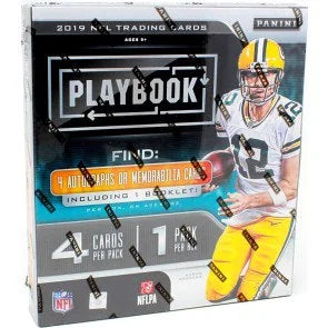 2019 Panini Playbook Football Hobby Case 8 Boxes (Ships Sealed Only)