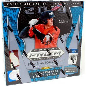 2019 Panini Prizm Collegiate Draft Picks Baseball Hobby 16 Box Case (Ships Sealed Only)