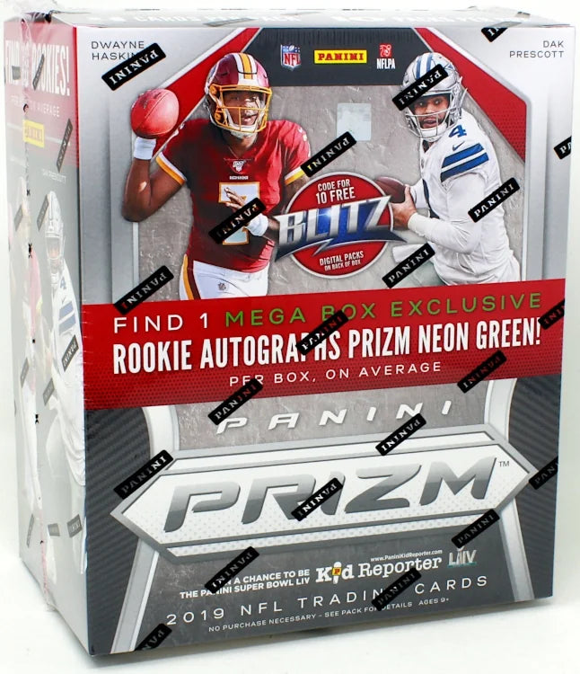 2019 Panini Prizm Football Mega 20 Box Case