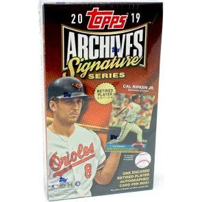 2019 Topps Archives Signature Series Retired Player Ed Baseball Box (Ships Sealed Only)