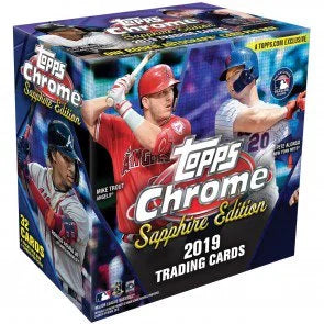 2019 Topps Chrome Sapphire Edition Baseball Box (Ships Sealed Only)