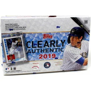 2019 Topps Clearly Authentic Baseball Box