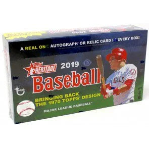 2019 Topps Heritage Baseball Hobby Box (Ships Sealed Only)
