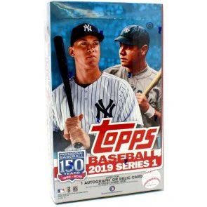 2019 Topps Series 1 Baseball Hobby Box (Ships Sealed Only)