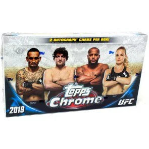 2019 Topps UFC Chrome Hobby 12 Box Case