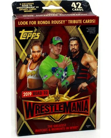 DRAFT - 2019 Topps WWE Road to WrestleMania Hanger Pack | 12-Box Lot
