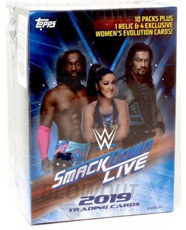 DRAFT - 2019 Topps WWE SmackDown Blaster Box | 10 Packs