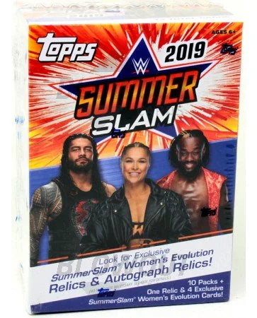 DRAFT - 2019 Topps WWE SummerSlam Blaster Box | 10 Packs
