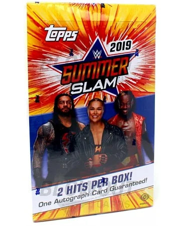DRAFT - 2019 Topps WWE SummerSlam Hobby Box | 24 Packs with Autograph Guarantee