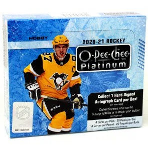 2020 21 O Pee Chee Platinum Hockey Hobby Box 20 Packs (Ships Sealed Only)