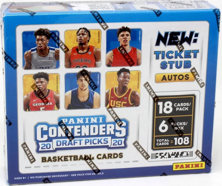 2020-21 Panini Contenders Draft Picks Basketball 1st Off The Line Hobby Box